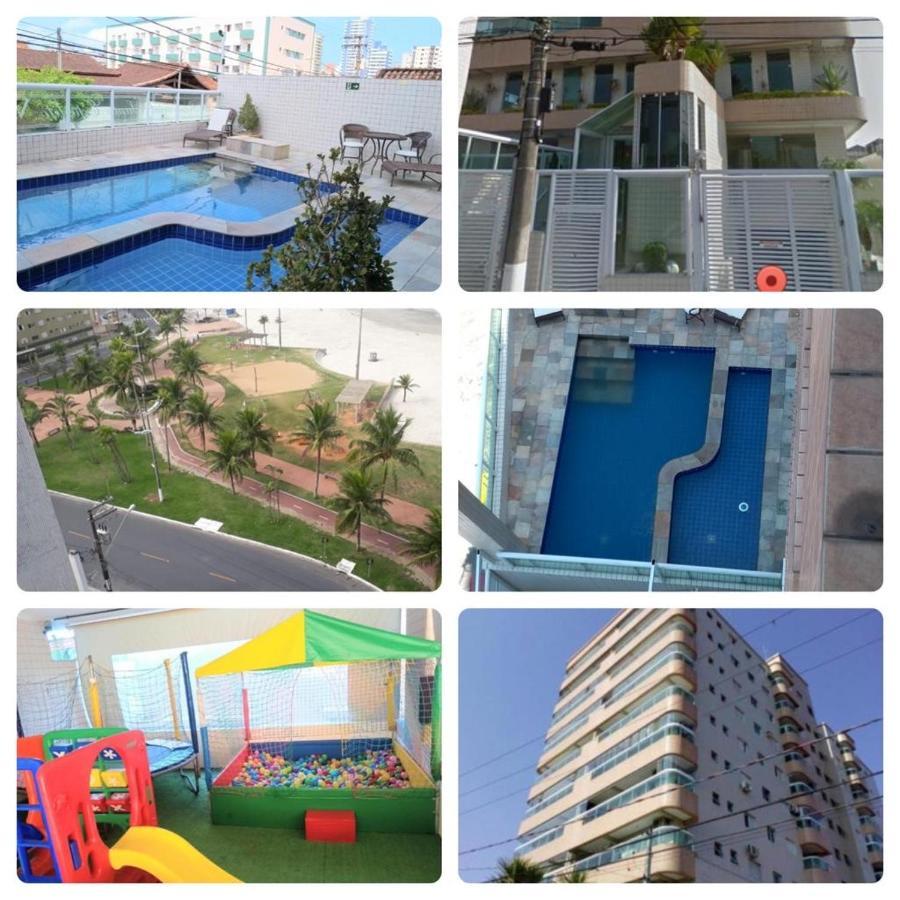 Apto Com Churrasqueira E Piscina Praia Grande (Santos) Eksteriør bilde